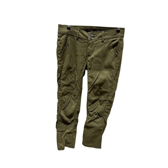 prAna Green Halle Straight Pant Women Size 4 W4HASH113 - Picture 1 of 8